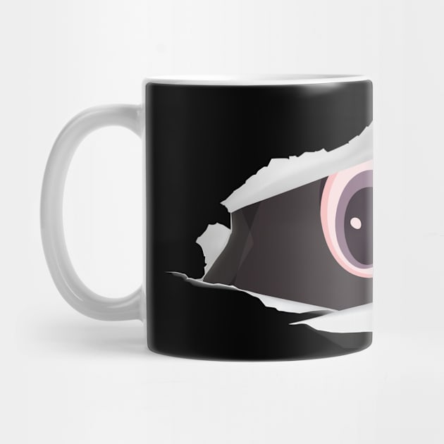 Cute penguin hiding design by STUDIOVO